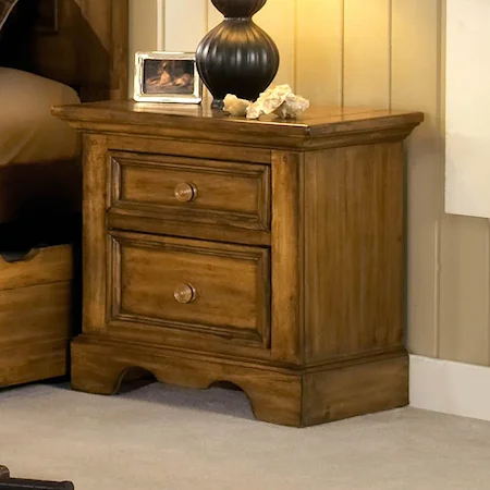 Night Stand with 2 Drawers